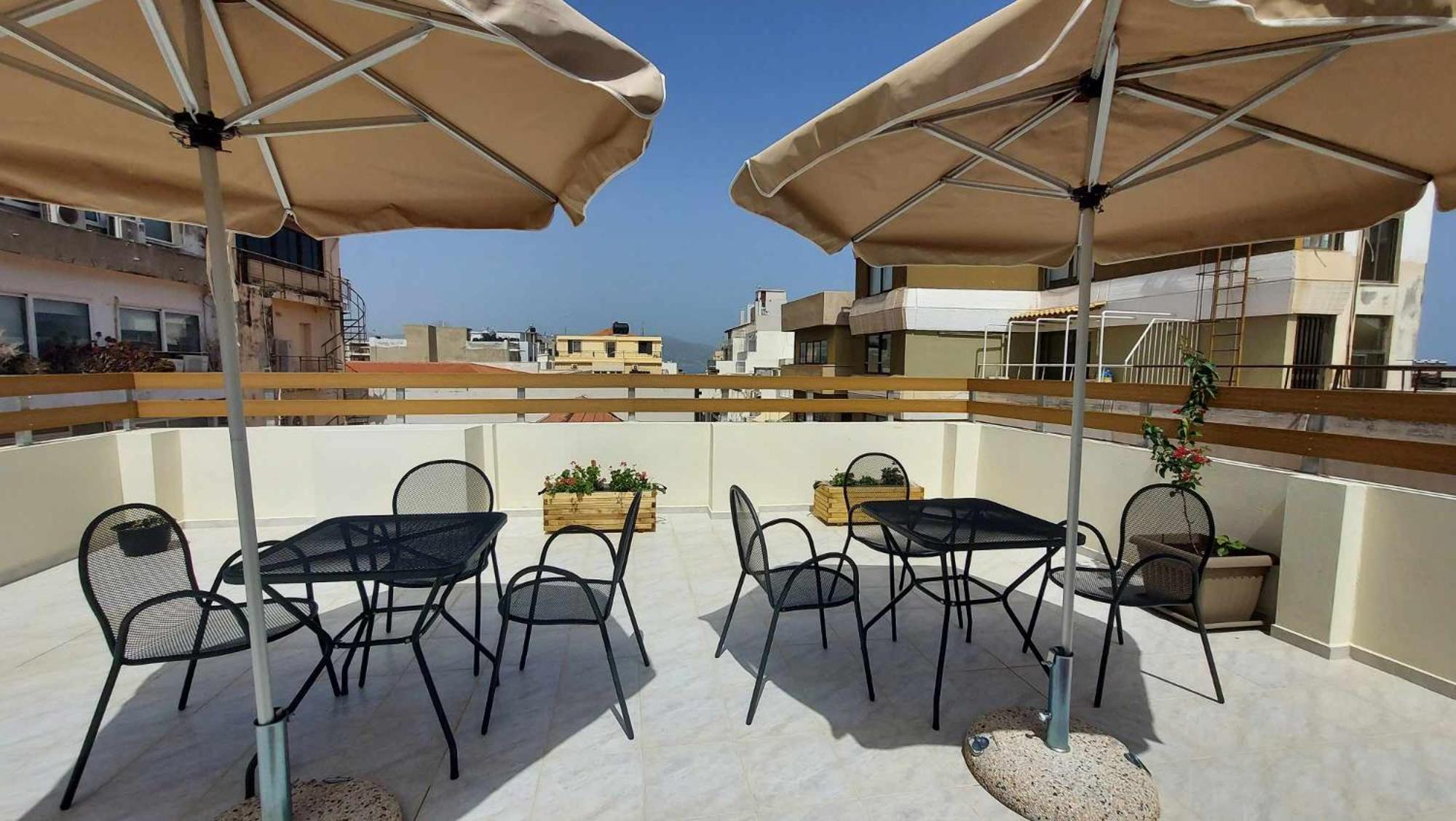 The Blue Apartment In The Heart Of Heraklion Kültér fotó