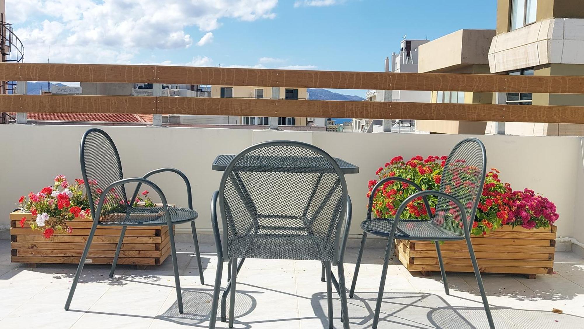 The Blue Apartment In The Heart Of Heraklion Kültér fotó