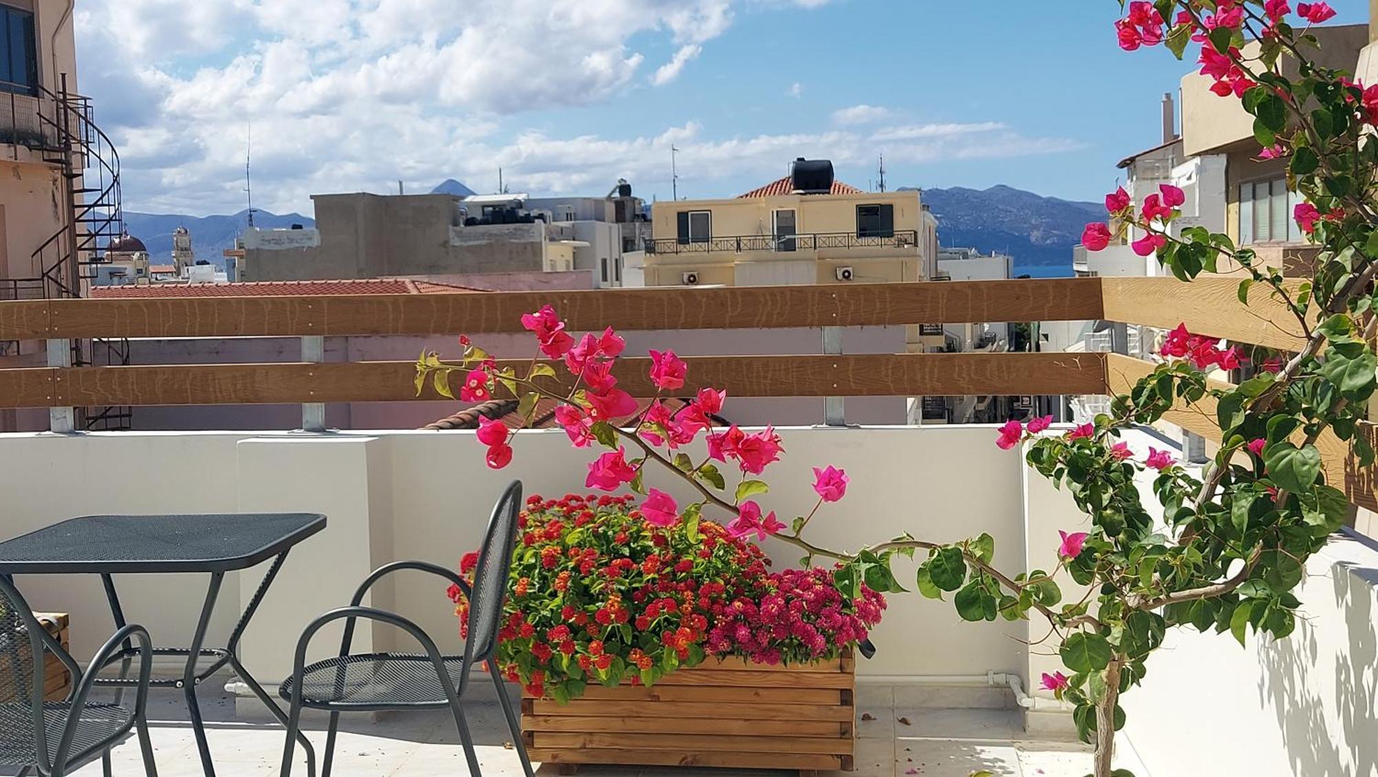 The Blue Apartment In The Heart Of Heraklion Kültér fotó