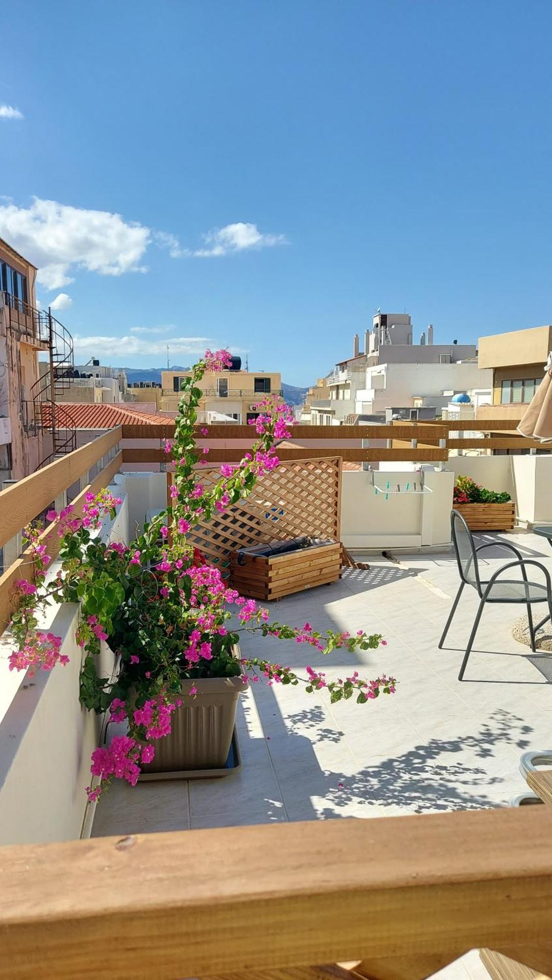 The Blue Apartment In The Heart Of Heraklion Kültér fotó